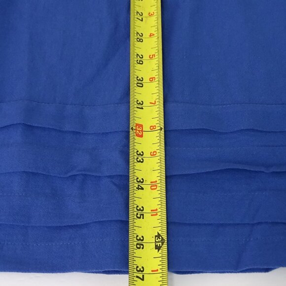 Emery Rose Blue Sheath Dress Women Size M Cotton Short Sleeve Casual Work NEW - Picture 9 of 9